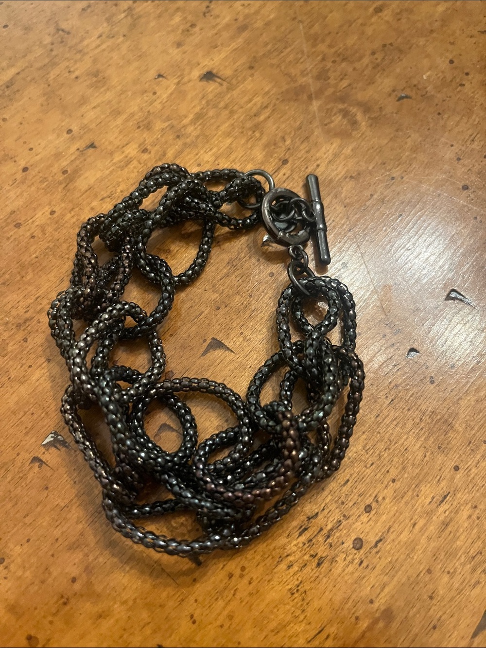 Talbots bracelet with toggle clasp